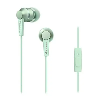 Pioneer SE-C3T(GR) In-Ear Headphones (Aluminium body, Control panel, Microphone, Silicone earplu