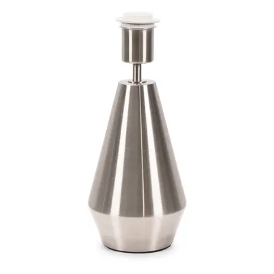 ValueLights Jax Brushed Chrome Metal Dimmable Touch Table Lamp Base