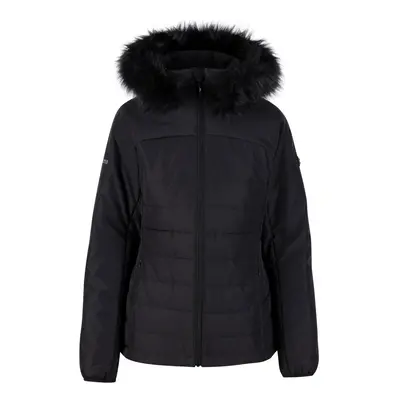 (8, Black) Trespass Women's Padded Jacket Hooded Translate