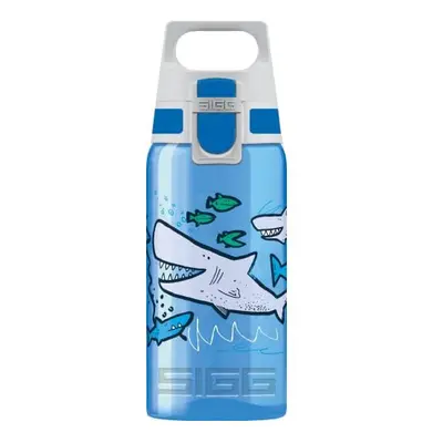 SIGG - Kids Water Bottle - Viva One Sharkies - Leakproof - Dishwasher Safe - BPA Free - Sports &