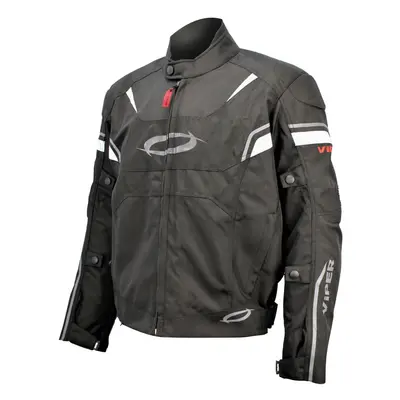 (S/38, Black) Viper Reflex CE Jacket Motorbike Motorcycle Thermal Waterproof Touring Jacket Refl