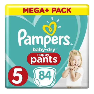 Pampers Baby Dry Pants with Air Ducts 84Â (Size 5)