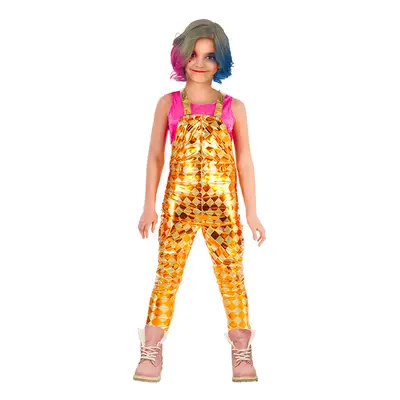 (9 to years (140 cm)) Girls' diamond overalls costume