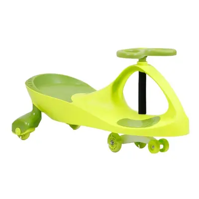 (Green) FLICKER SWING CAR RIDEON SWIVEL SCOOTER PLASMA CAR