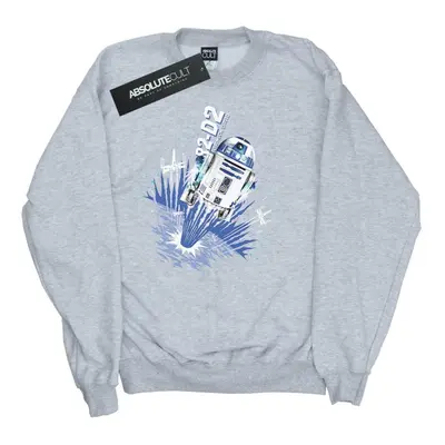 (L, Sports Grey) Star Wars Mens R2-D2 Blast Off Sweatshirt