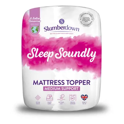 (Rebound, King) Slumberdown Sleep Soundly Rebound Mattress Topper UK Made