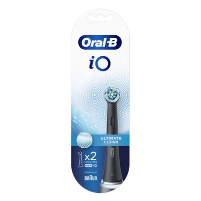 Oral-B iO Ultimate Clean Replacement Brush Heads, Black, Count