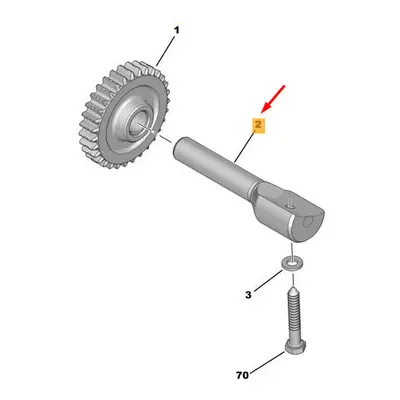 CITROÃN C3 MK3 SX Reverse Gear Return Pin NEW GENUINE