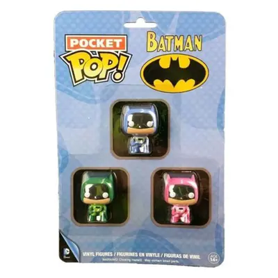 Batman Pink, Green & Blue US Exclusive Pocket Pop! Pack