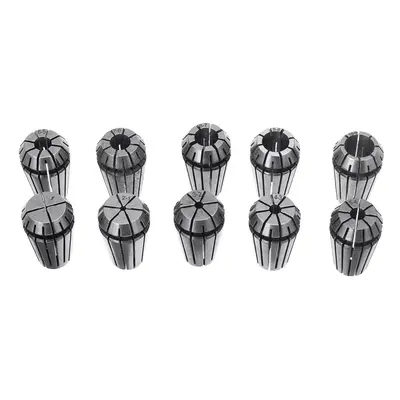 (ER16-10pcs) ER11 ER16 ER20 Spring Collet Chuck Set CNC Milling Lathe Tool for Engraving Machine