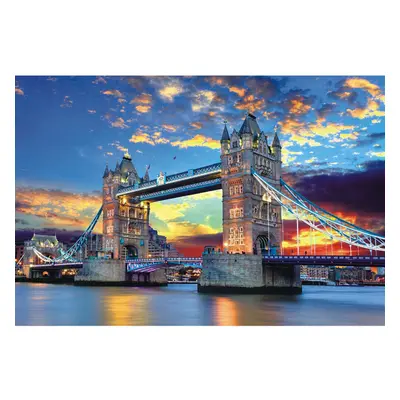 (London Tower Bridge) Pcs Jigsaw Puzzle DIY Landscape Jigsaw Puzzle Toy Home Decorations Educati