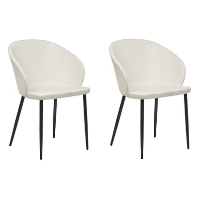 Set of Dining Chairs MASON Light Beige