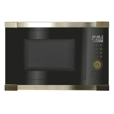 Kaiser Art Deco Built In 900W Mutli-Functional Microwave Oven - Black