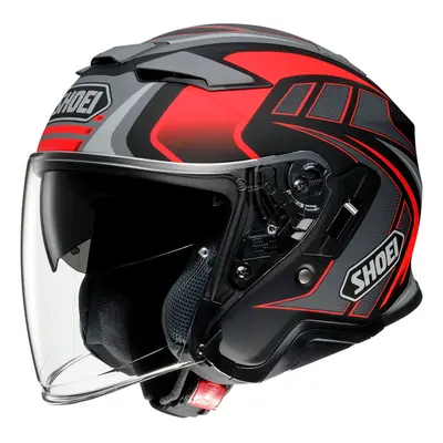 (2XL, Grey/Red) Shoei J-Cruise Aglero TC-1 Black / Grey / Red