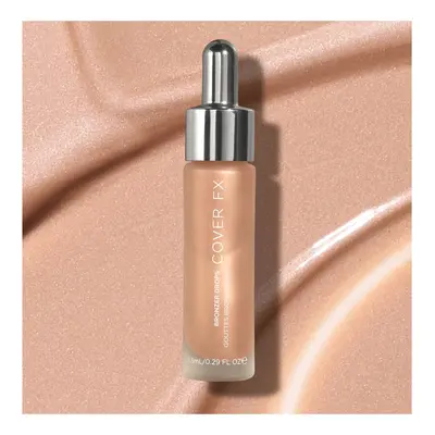 COVER FX Custom Bronzer Drops - Sunkissed: Neutral Bronze - Fl Oz - Radiant Glow Liquid Bronzer 