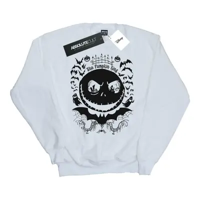 (XL, White) Disney Womens/Ladies Nightmare Before Christmas Jack The Pumpkin King Sweatshirt