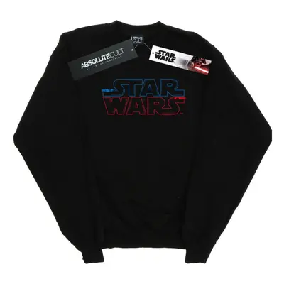 (M, Black) Star Wars Mens Lightsaber Logo Sweatshirt