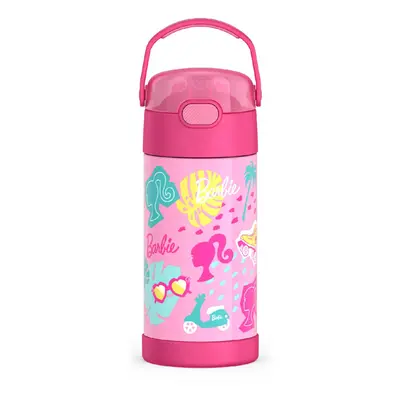 THERMOS FUNTAINER Water Bottle with Straw Ounce Barbie Kids Stainless Steel Vacuum Insulated Wat