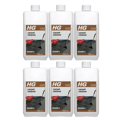 6 x HG Carpet & Upholstery Cleaner and Removes Dirt Stain - Litres