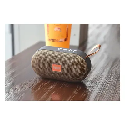 (Brown) Mini Wireless Bluetooth Speaker Potable Loudspeaker Sound System 3D Stereo Music Surroun