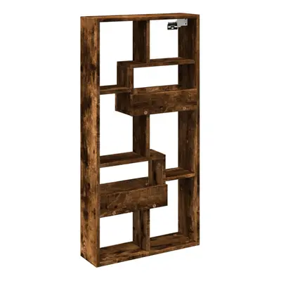 (smoked oak, x x cm) vidaXL Wall Cabinet Wall Cupboard Storage Hanging Cabinet Engineered Wood