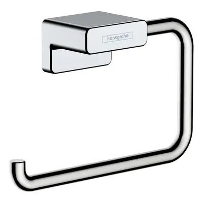 Hansgrohe AddStoris Bathroom Toilet Roll Holder Chrome Wall Mount Modern