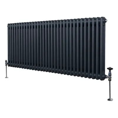 (600mm x 1462mm, Grey) Traditional Column Radiator Heater