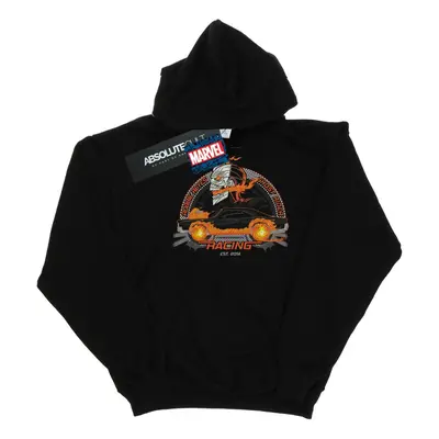 (12-13 Years, Black) Marvel Boys Ghost Rider Robbie Reyes Racing Hoodie