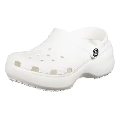 crocs classic Platform clog White M