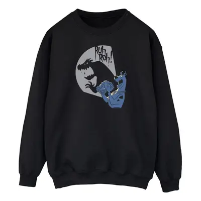 (L, Black) Scooby Doo Mens Ruh Roh Sweatshirt