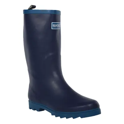 (3 UK, Navy) Regatta Womens Fairweather Cosy Outdoor Wellington Boots Rain Boots Wellies