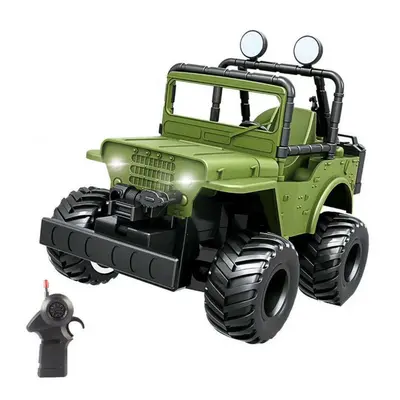 2.4G 4CH Mini RC Car for JEEP LED Light Off-Road Vehicles Models without Battery