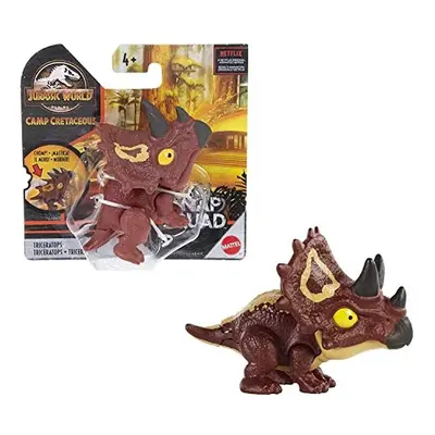 Jurassic World Camp Cretaceous Snap Squad Triceratops Figure