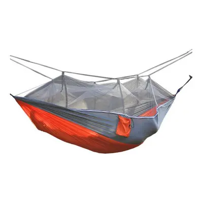 300kg Portable Double Camping Hammock Parachute Fabric With Mosquito Net COLOR