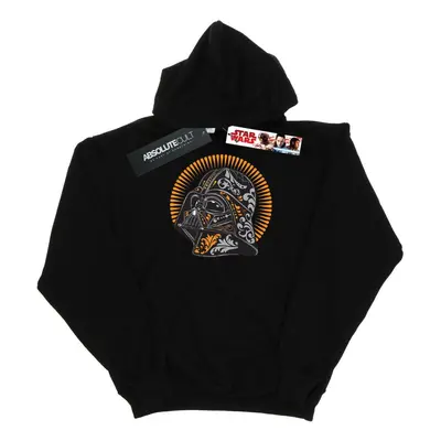 (XL, Black) Star Wars Womens/Ladies Darth Vader Dia De Los Muertos Hoodie