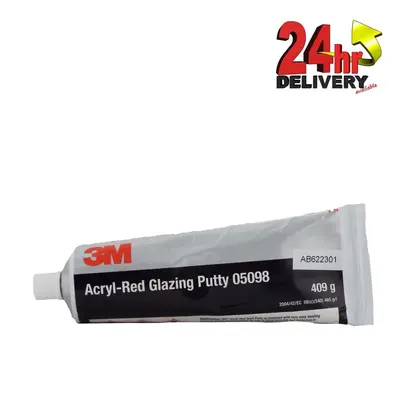 3m Red Acryl Glazing Putty 409gms Tube Stopper