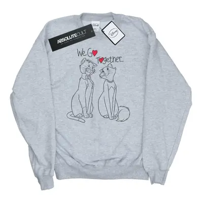 (M, Sports Grey) Disney Mens Aristocats We Go Together Sweatshirt