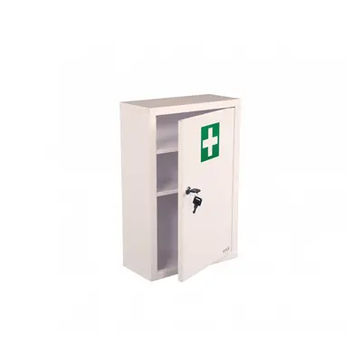 Oypla Wall Mounted Metal First Aid Medicine Medical Cabinet Locker