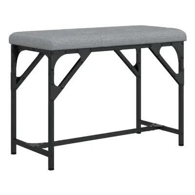 (light grey, x x cm) vidaXL Dining Bench Hallway Bench Dining Room Bench Seat Steel and Fabric