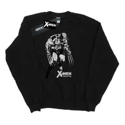 (M, Black) Marvel Mens X-Men Wolverine Tonal Sweatshirt