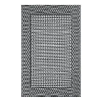 vidaXL Outdoor Carpet Grey 160x230 cm PP Terrace Rug Balcony Blanket Indoor