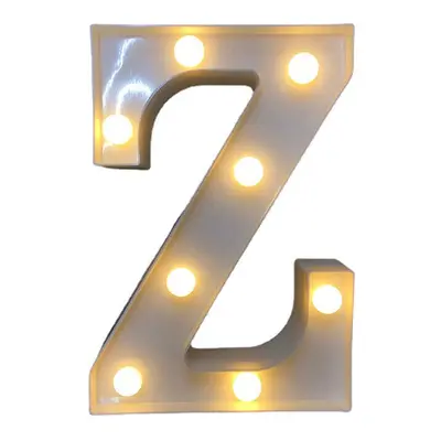 (Z) LED English Letter And Symbol Pattern Night Light Home Room Proposal Decor Creative Modeling