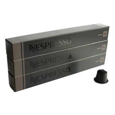 Nespresso Capsules UK - 30x Roma- Original NestlÃ© - Espresso Coffee