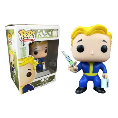 Funko Pop Fallout Medic Vault Boy Figure + Pop Protector