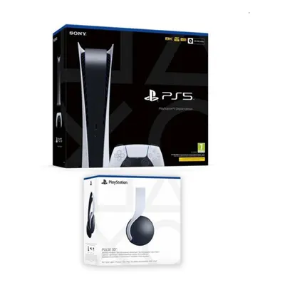 PlayStation Digital Edition Console + Pulse Headset Bundle