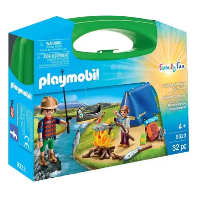 Playmobil Large Family-Fun Camping Adventure Carry Case 32PC Playset