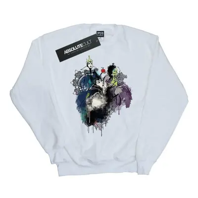 (XXL, White) Disney Womens/Ladies Villains Sweatshirt