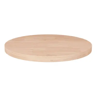 (natural, x 2.5 cm) vidaXL Solid Wood Oak Round Table Top Untreated Table Top Multi Colours/Size