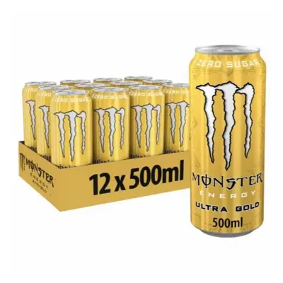 (Monster Ultra Gold Pack) Wholesale Drinks, Bulk Cases of Soft Drinks, Monster, Fanta, Coke, Pep