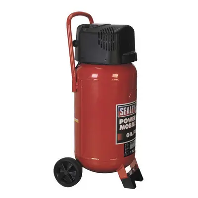 Sealey SAC05020 Air Compressor Litre Oil Free Belt Drive HP